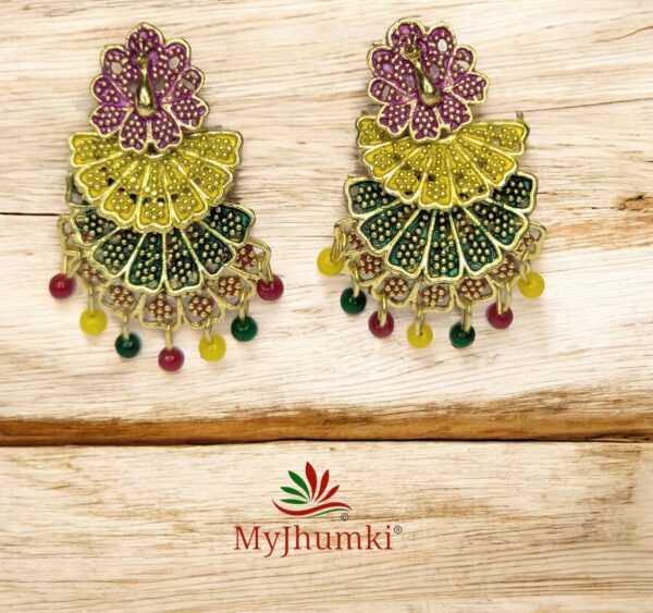 Oxidised Jhumka Earring For Women